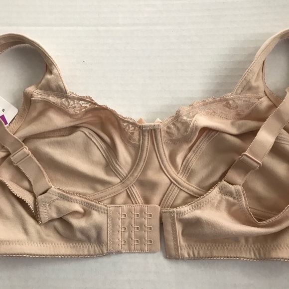 NATURANA Bra 34B Nude Wide Strap Non Padded Bra NWT - Picture 5 of 10